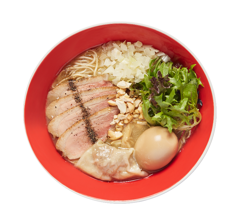 Wonton Ajitama Kamo Paitan Soba