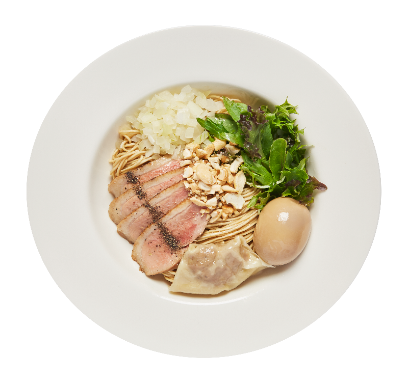 Wonton Ajitama Kamo Abura Soba
