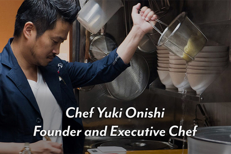 Chef Yuki Onishi Founder and Executive Chef